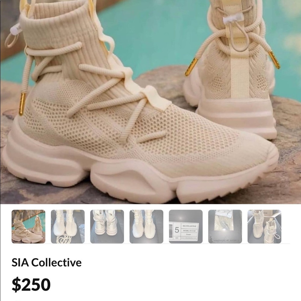 Sia Collective CV 0.02 size 5 women’s, Cream